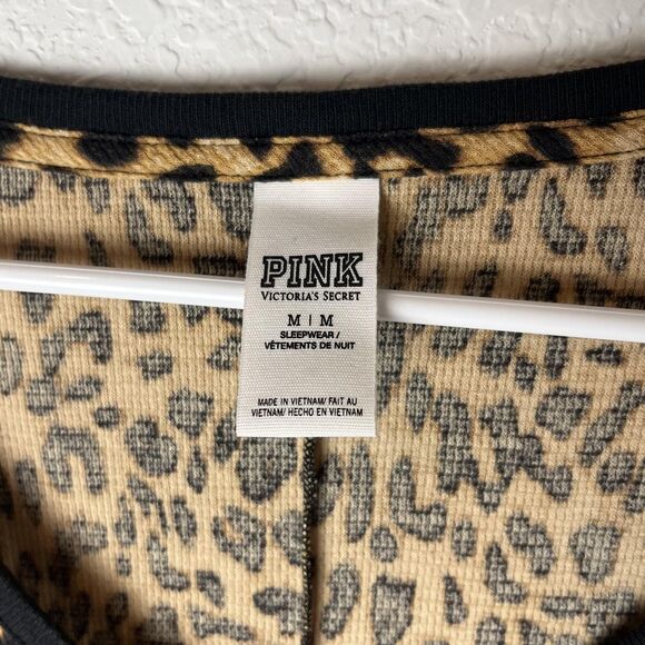 Victoria's Secret Leopard Print Pajama Onesie - Picture 2 of 4